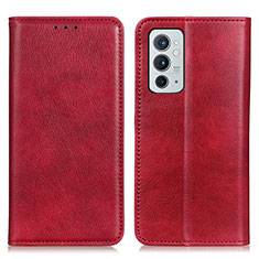 Coque Portefeuille Livre Cuir Etui Clapet N01P pour OnePlus 9RT 5G Rouge