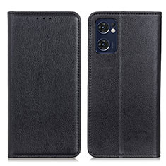 Coque Portefeuille Livre Cuir Etui Clapet N01P pour Oppo Reno7 5G Noir