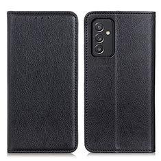 Coque Portefeuille Livre Cuir Etui Clapet N01P pour Samsung Galaxy A05s Noir