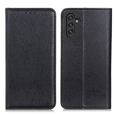 Coque Portefeuille Livre Cuir Etui Clapet N01P pour Samsung Galaxy A13 5G Noir