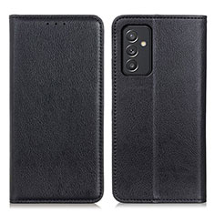 Coque Portefeuille Livre Cuir Etui Clapet N01P pour Samsung Galaxy A82 5G Noir