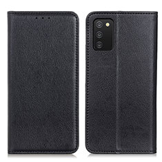 Coque Portefeuille Livre Cuir Etui Clapet N01P pour Samsung Galaxy F02S SM-E025F Noir