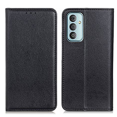 Coque Portefeuille Livre Cuir Etui Clapet N01P pour Samsung Galaxy F13 4G Noir