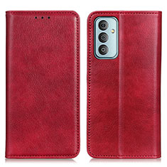 Coque Portefeuille Livre Cuir Etui Clapet N01P pour Samsung Galaxy M23 5G Rouge