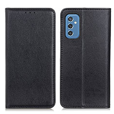 Coque Portefeuille Livre Cuir Etui Clapet N01P pour Samsung Galaxy M52 5G Noir