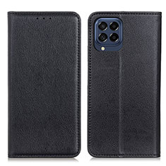 Coque Portefeuille Livre Cuir Etui Clapet N01P pour Samsung Galaxy M53 5G Noir