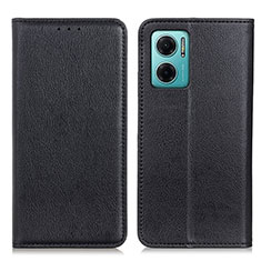 Coque Portefeuille Livre Cuir Etui Clapet N01P pour Xiaomi Redmi 10 5G Noir