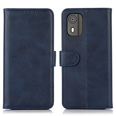 Coque Portefeuille Livre Cuir Etui Clapet N02P pour Nokia C02 Bleu