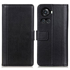 Coque Portefeuille Livre Cuir Etui Clapet N02P pour OnePlus 10R 5G Noir