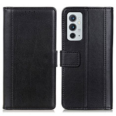 Coque Portefeuille Livre Cuir Etui Clapet N02P pour OnePlus 9RT 5G Noir