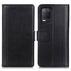 Coque Portefeuille Livre Cuir Etui Clapet N02P pour Realme 9 5G India Noir