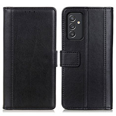 Coque Portefeuille Livre Cuir Etui Clapet N02P pour Samsung Galaxy A15 5G Noir