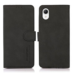 Coque Portefeuille Livre Cuir Etui Clapet N02P pour Samsung Galaxy A23s Noir