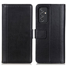 Coque Portefeuille Livre Cuir Etui Clapet N02P pour Samsung Galaxy A25 5G Noir