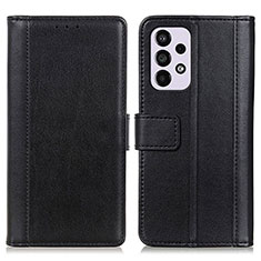 Coque Portefeuille Livre Cuir Etui Clapet N02P pour Samsung Galaxy A33 5G Noir