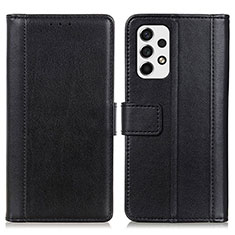 Coque Portefeuille Livre Cuir Etui Clapet N02P pour Samsung Galaxy A53 5G Noir