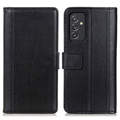 Coque Portefeuille Livre Cuir Etui Clapet N02P pour Samsung Galaxy A82 5G Noir