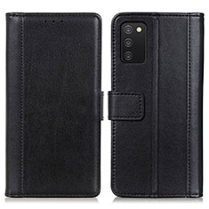 Coque Portefeuille Livre Cuir Etui Clapet N02P pour Samsung Galaxy M02s Noir