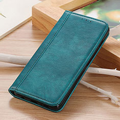 Coque Portefeuille Livre Cuir Etui Clapet N03P pour Huawei Honor X6a Vert