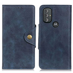 Coque Portefeuille Livre Cuir Etui Clapet N03P pour Motorola Moto G Play (2023) Bleu