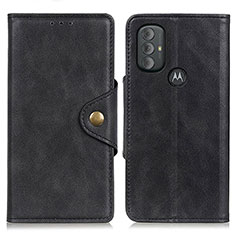 Coque Portefeuille Livre Cuir Etui Clapet N03P pour Motorola Moto G Play (2023) Noir