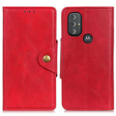 Coque Portefeuille Livre Cuir Etui Clapet N03P pour Motorola Moto G Play (2023) Rouge