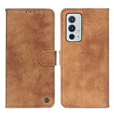 Coque Portefeuille Livre Cuir Etui Clapet N03P pour OnePlus 9RT 5G Marron