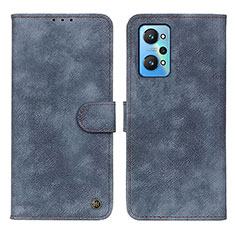 Coque Portefeuille Livre Cuir Etui Clapet N03P pour Realme GT Neo 3T 5G Bleu