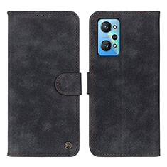 Coque Portefeuille Livre Cuir Etui Clapet N03P pour Realme GT Neo 3T 5G Noir