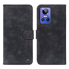 Coque Portefeuille Livre Cuir Etui Clapet N03P pour Realme GT Neo3 5G Noir