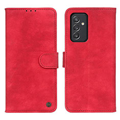 Coque Portefeuille Livre Cuir Etui Clapet N03P pour Samsung Galaxy A05s Rouge