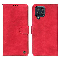 Coque Portefeuille Livre Cuir Etui Clapet N03P pour Samsung Galaxy M32 4G Rouge