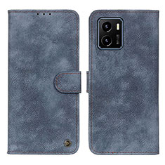 Coque Portefeuille Livre Cuir Etui Clapet N03P pour Vivo Y10 t1 Bleu