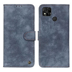 Coque Portefeuille Livre Cuir Etui Clapet N03P pour Xiaomi POCO C31 Bleu