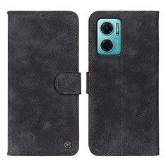 Coque Portefeuille Livre Cuir Etui Clapet N03P pour Xiaomi Redmi 11 Prime 5G Noir