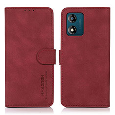 Coque Portefeuille Livre Cuir Etui Clapet N04P pour Motorola Moto E13 Bleu Ciel