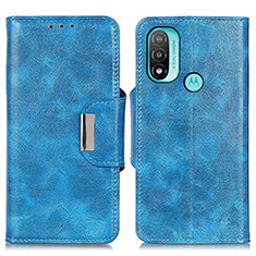 Coque Portefeuille Livre Cuir Etui Clapet N04P pour Motorola Moto E40 Bleu Ciel