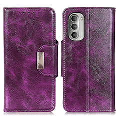 Coque Portefeuille Livre Cuir Etui Clapet N04P pour Motorola Moto G Stylus (2022) 5G Violet