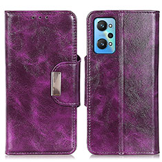 Coque Portefeuille Livre Cuir Etui Clapet N04P pour Realme GT Neo 3T 5G Violet