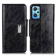 Coque Portefeuille Livre Cuir Etui Clapet N04P pour Realme GT2 5G Noir