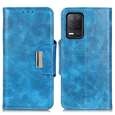 Coque Portefeuille Livre Cuir Etui Clapet N04P pour Realme V13 5G Bleu Ciel