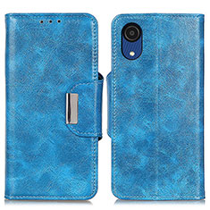 Coque Portefeuille Livre Cuir Etui Clapet N04P pour Samsung Galaxy A03 Core Bleu Ciel