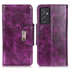 Coque Portefeuille Livre Cuir Etui Clapet N04P pour Samsung Galaxy A15 LTE Violet