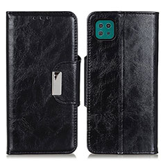 Coque Portefeuille Livre Cuir Etui Clapet N04P pour Samsung Galaxy A22 5G Noir