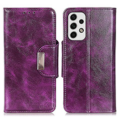 Coque Portefeuille Livre Cuir Etui Clapet N04P pour Samsung Galaxy A23 5G Violet