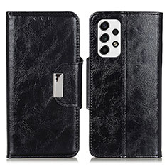 Coque Portefeuille Livre Cuir Etui Clapet N04P pour Samsung Galaxy A53 5G Noir