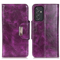 Coque Portefeuille Livre Cuir Etui Clapet N04P pour Samsung Galaxy A82 5G Violet