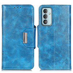 Coque Portefeuille Livre Cuir Etui Clapet N04P pour Samsung Galaxy F23 5G Bleu Ciel
