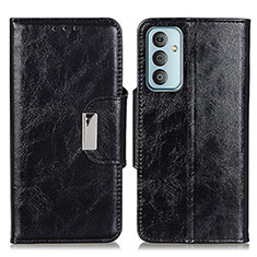 Coque Portefeuille Livre Cuir Etui Clapet N04P pour Samsung Galaxy M23 5G Noir