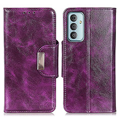 Coque Portefeuille Livre Cuir Etui Clapet N04P pour Samsung Galaxy M23 5G Violet